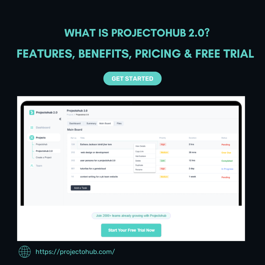 What is ProjectoHub 2.0?